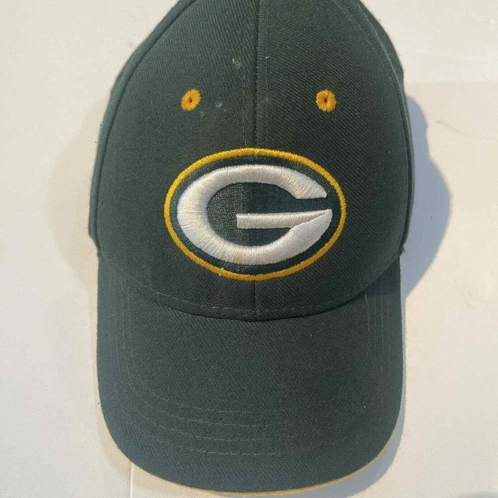 NFL Fan Favorite Kids Adjustable Green Bay Packers Green‎ Hat Cap